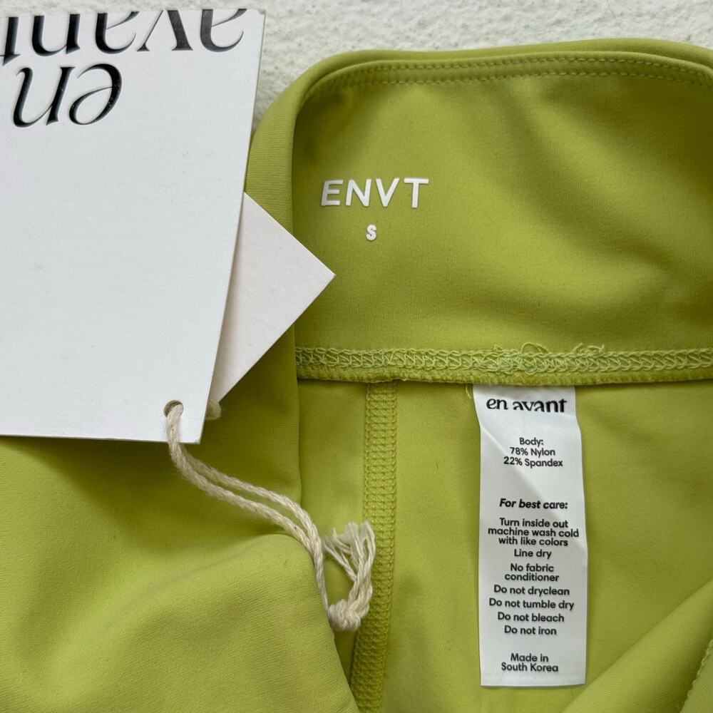 Carbon38 Enavant Piper Biker Shorts Green, Size Small - Picture 4 of 6